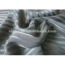 Polyester Stripe Crepe chiffon for Lady Dress